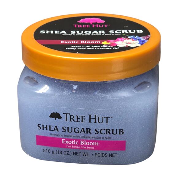 TREE HUT Exotic Bloom Shea Sugar Scrub 18 oz | Exfoliating Body Care - Picture 1 of 4